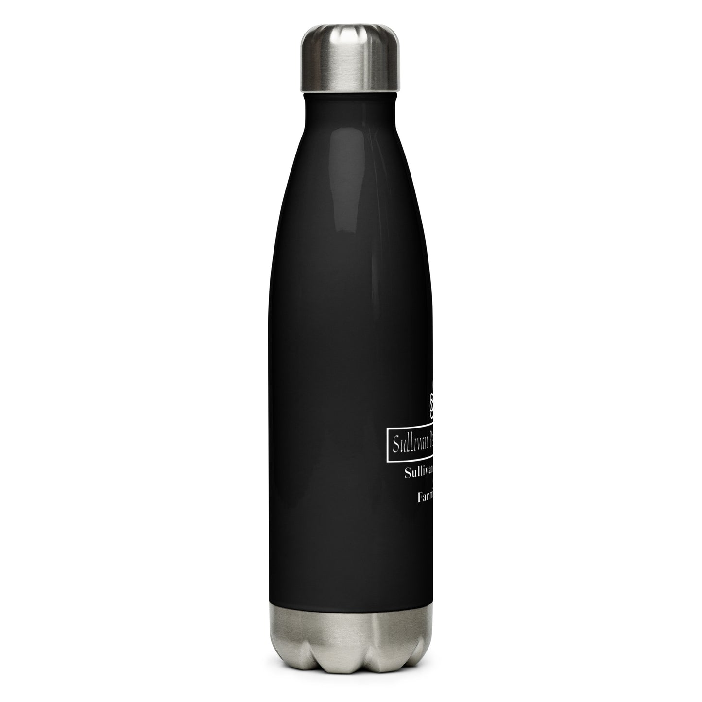 SPT Logo - Black Stainless steel water bottle