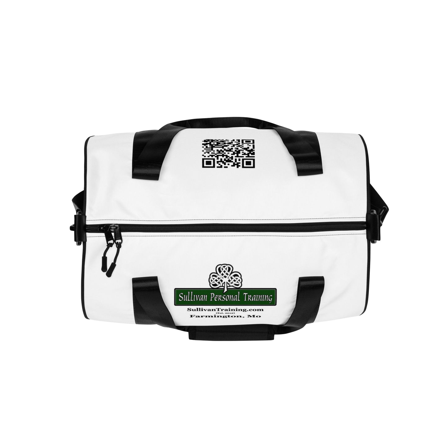 SPT White and Green Gym Bag