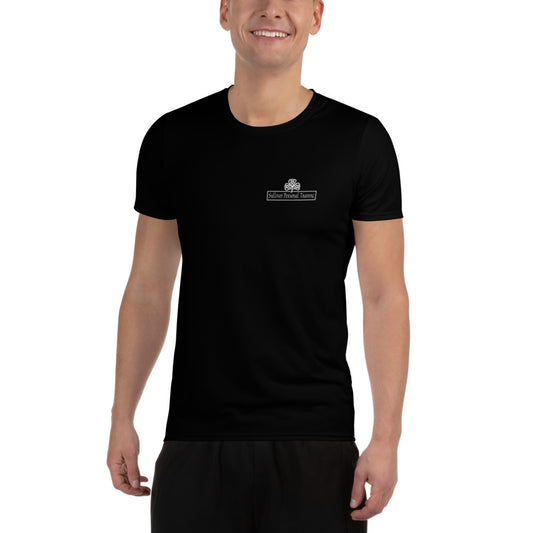 SPT Logo - Black Men's Athletic T-shirt