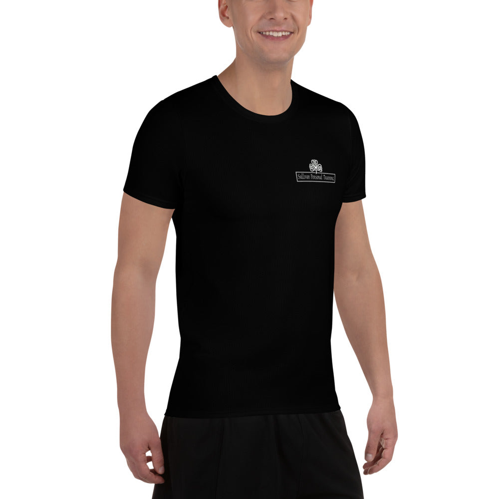 SPT Logo - Black Men's Athletic T-shirt