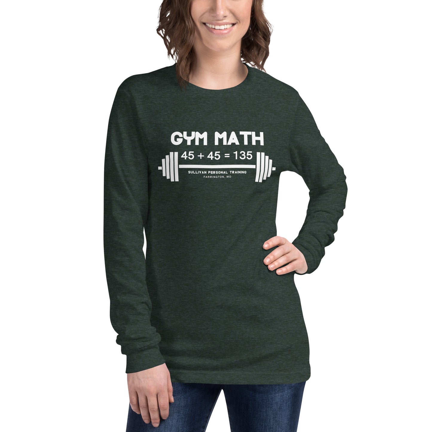 Gym Math - Unisex Long Sleeve Tee