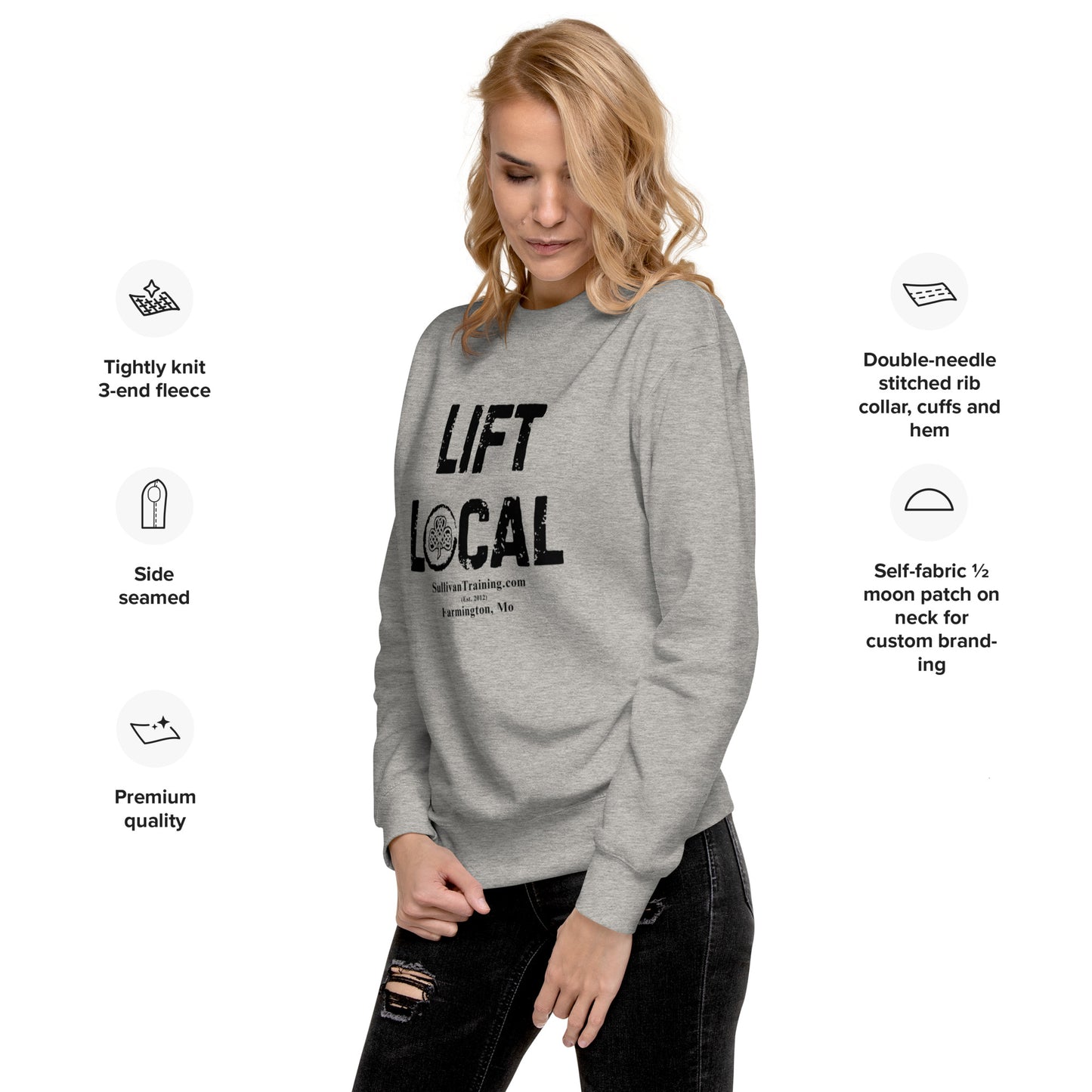 Unisex Premium Sweatshirt - Lift Local