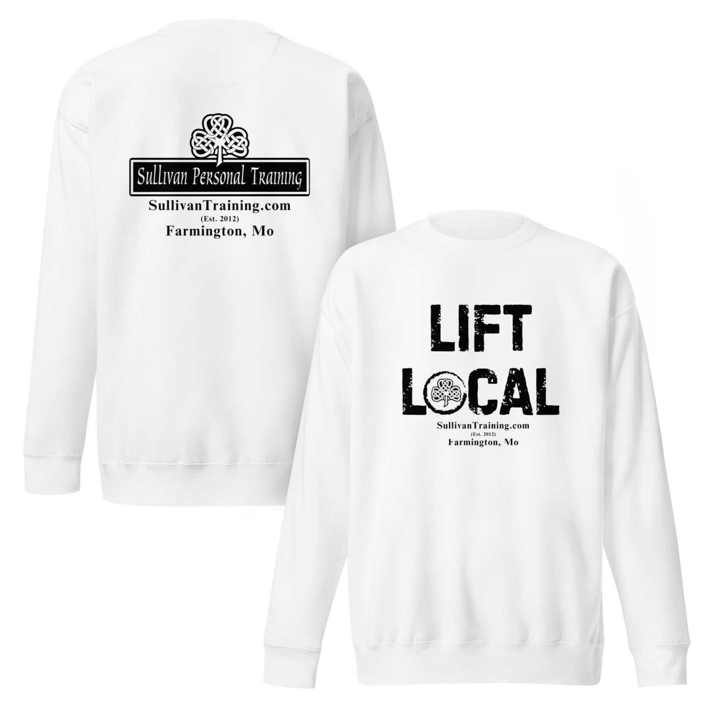 Lift Local Sweatshirt (With Back Logo)