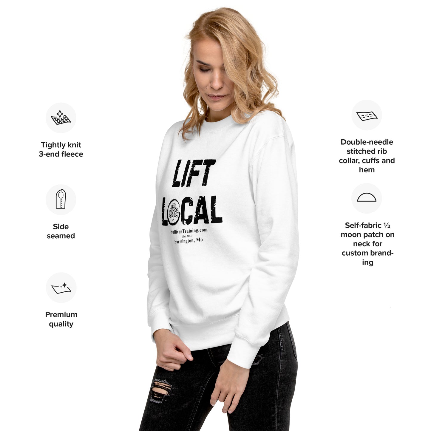 Unisex Premium Sweatshirt - Lift Local