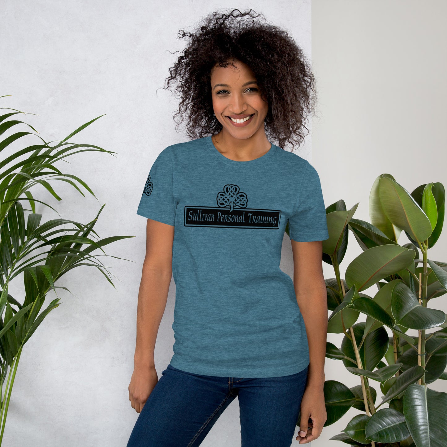 SPT Logo - Unisex t-shirt with back and right sleeve