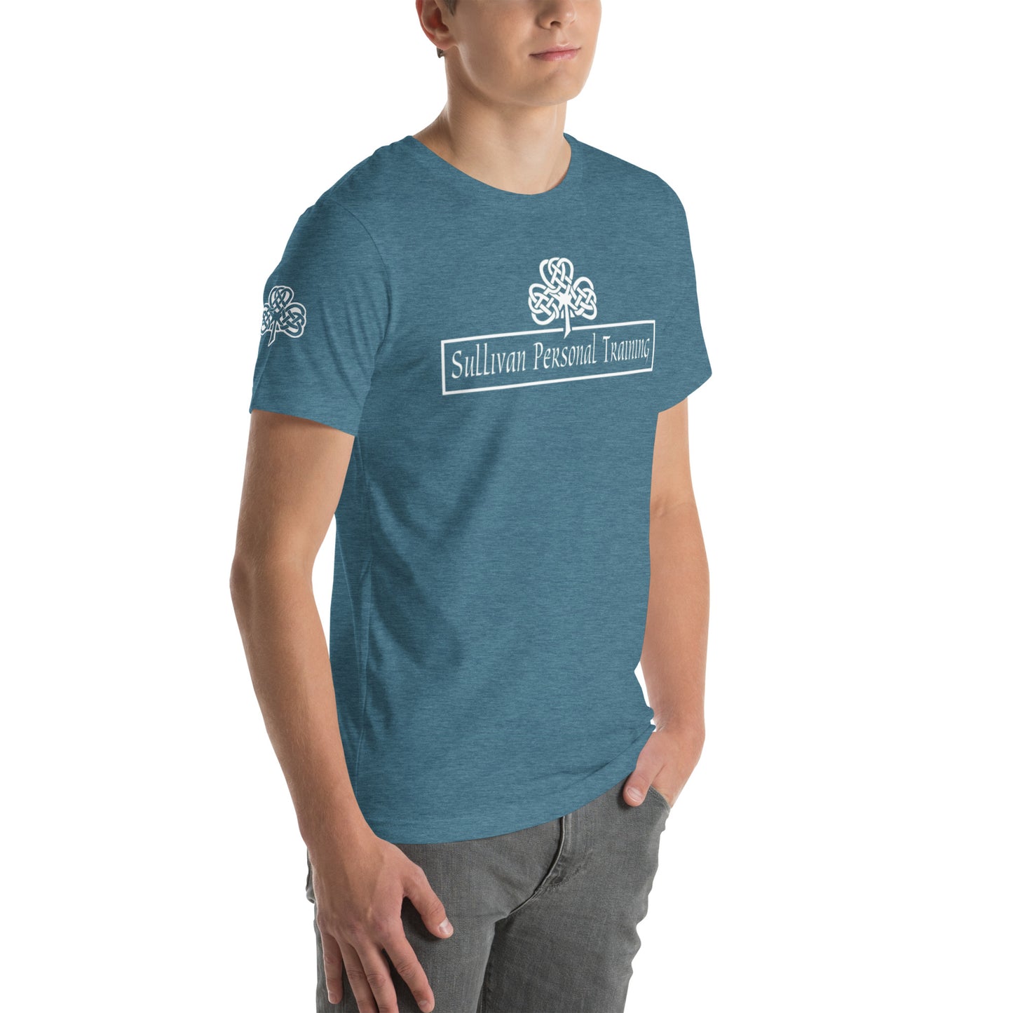 SPT Logo - Unisex t-shirt with back and right sleeve