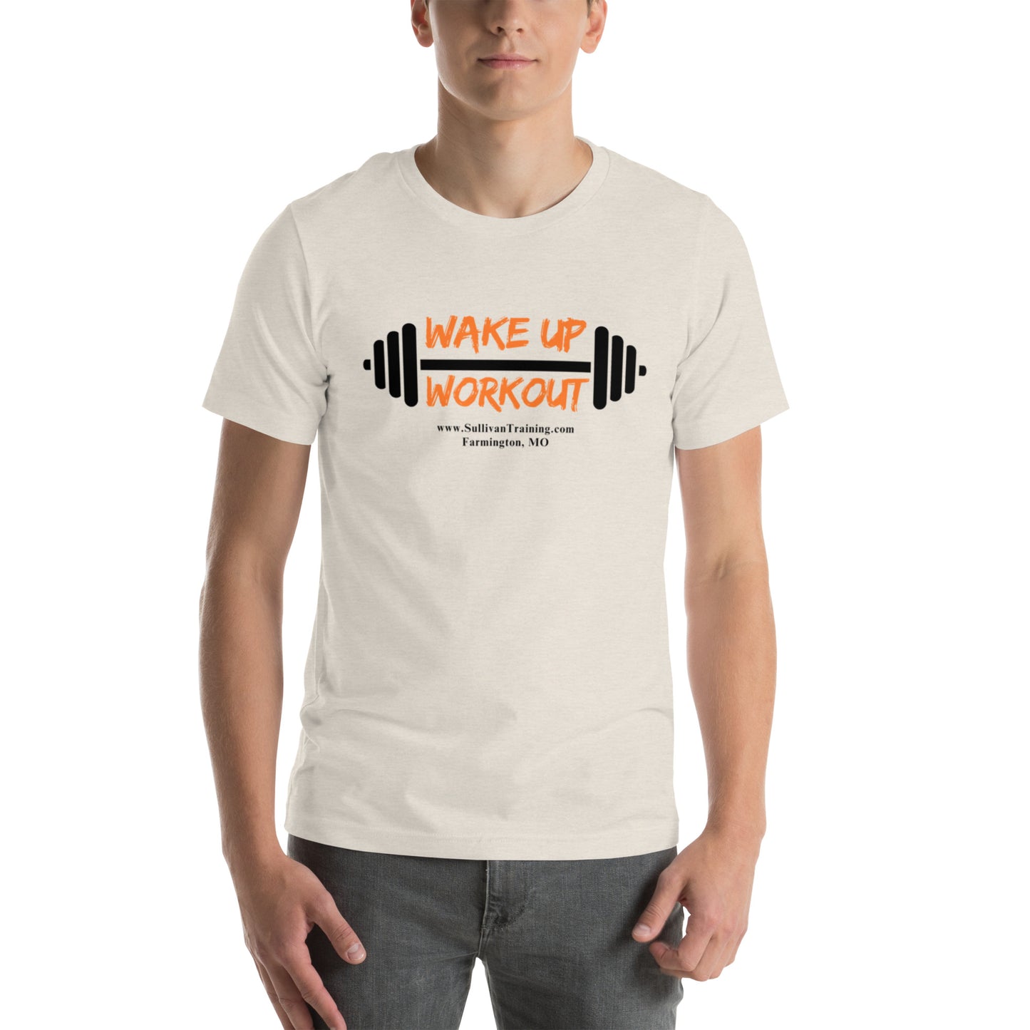 Unisex t-shirt - Wake Up/Work Out