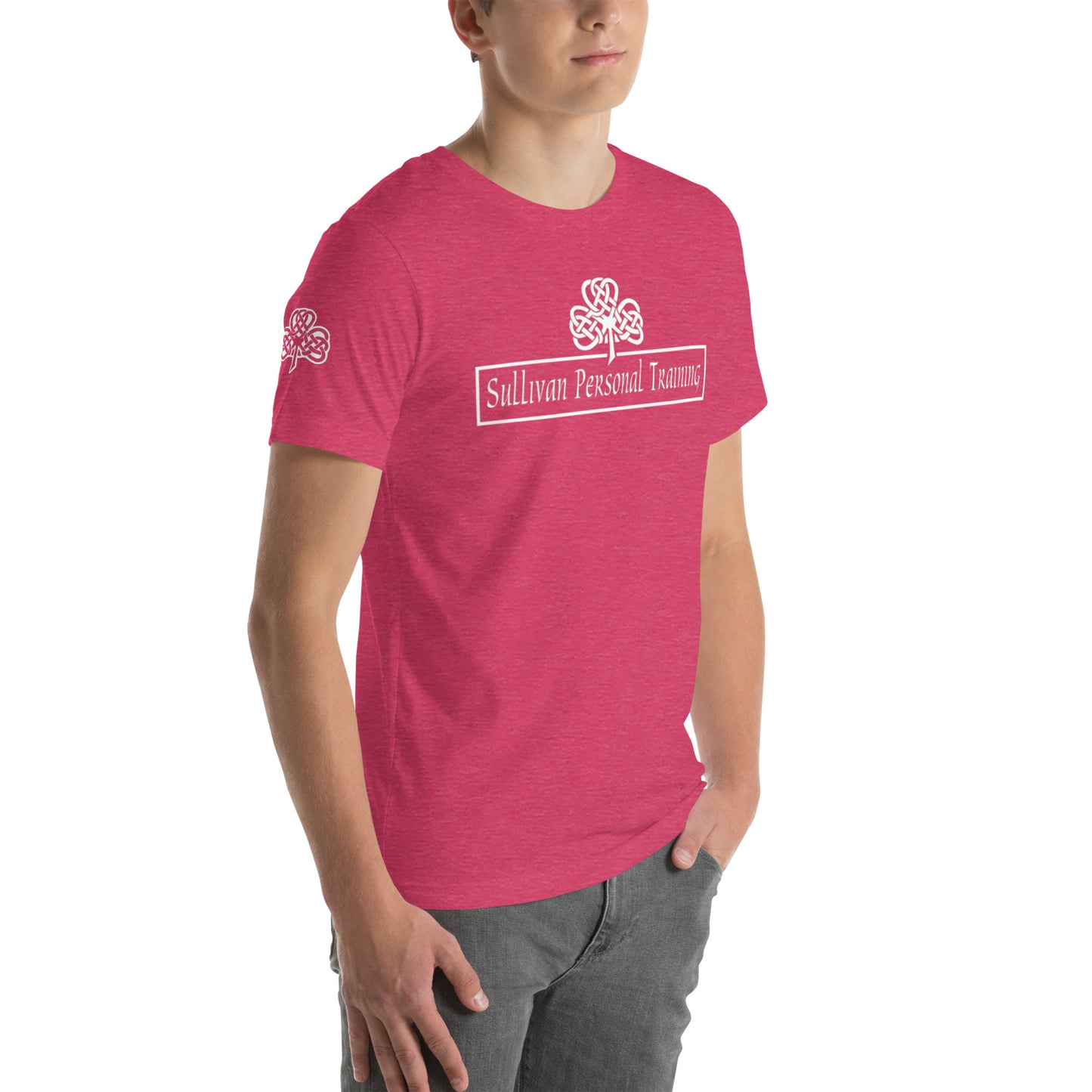 SPT Logo - Unisex t-shirt with back and right sleeve