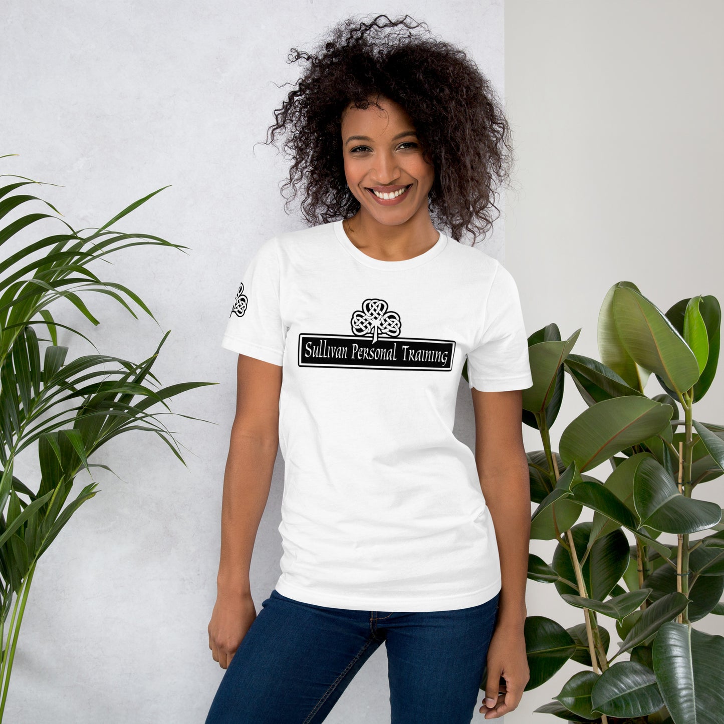 SPT Logo - Unisex t-shirt with back and right sleeve